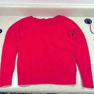 Banana Republic 100% Cotton Hot Pink Sweater
